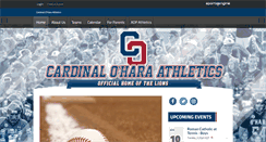 Desktop Screenshot of cardinaloharalions.com